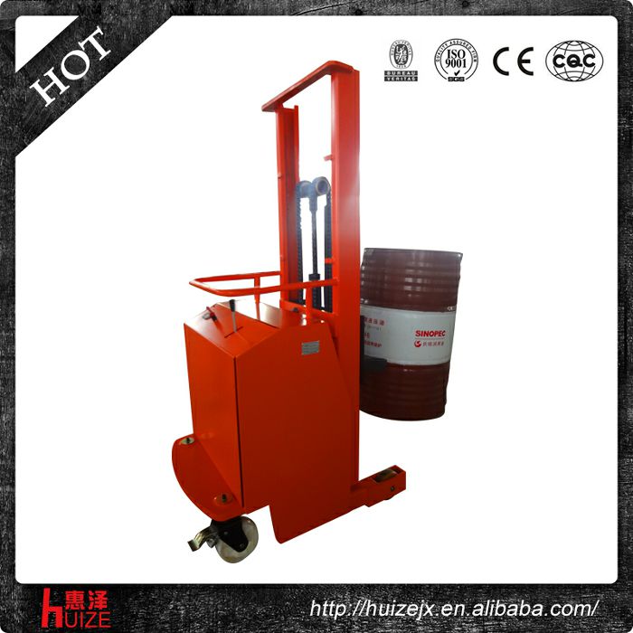 2半電動(dòng)配重油桶車(chē)（無(wú)底腿，只堆垛，不翻轉(zhuǎn)）