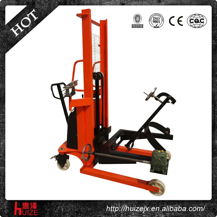 半電動(dòng)稱重油桶車（夾鐵桶，手搖翻轉(zhuǎn)）